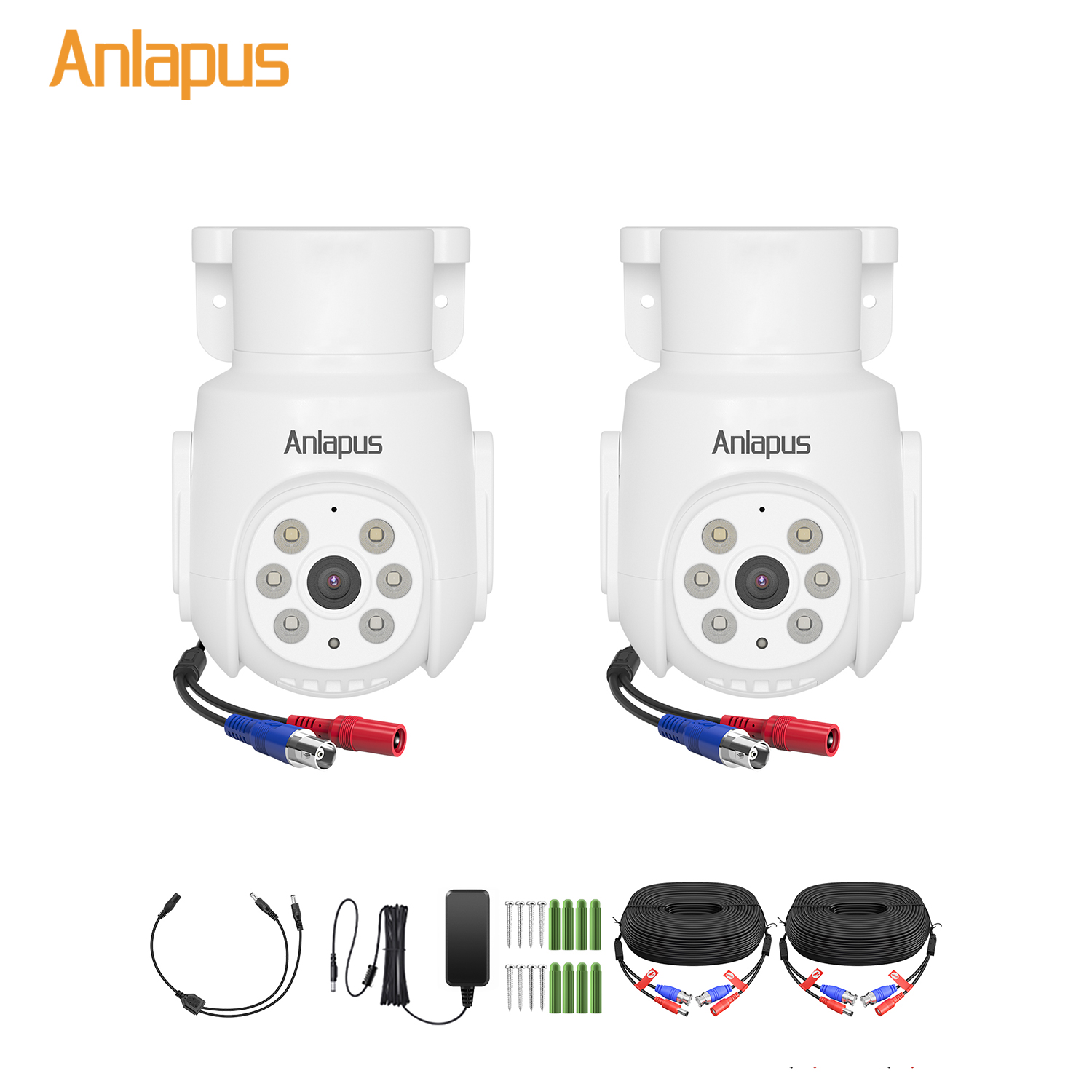 Anlapus 5MP Pan Tilt Wired Sec - Home Security Indoor Cameras recension och pris