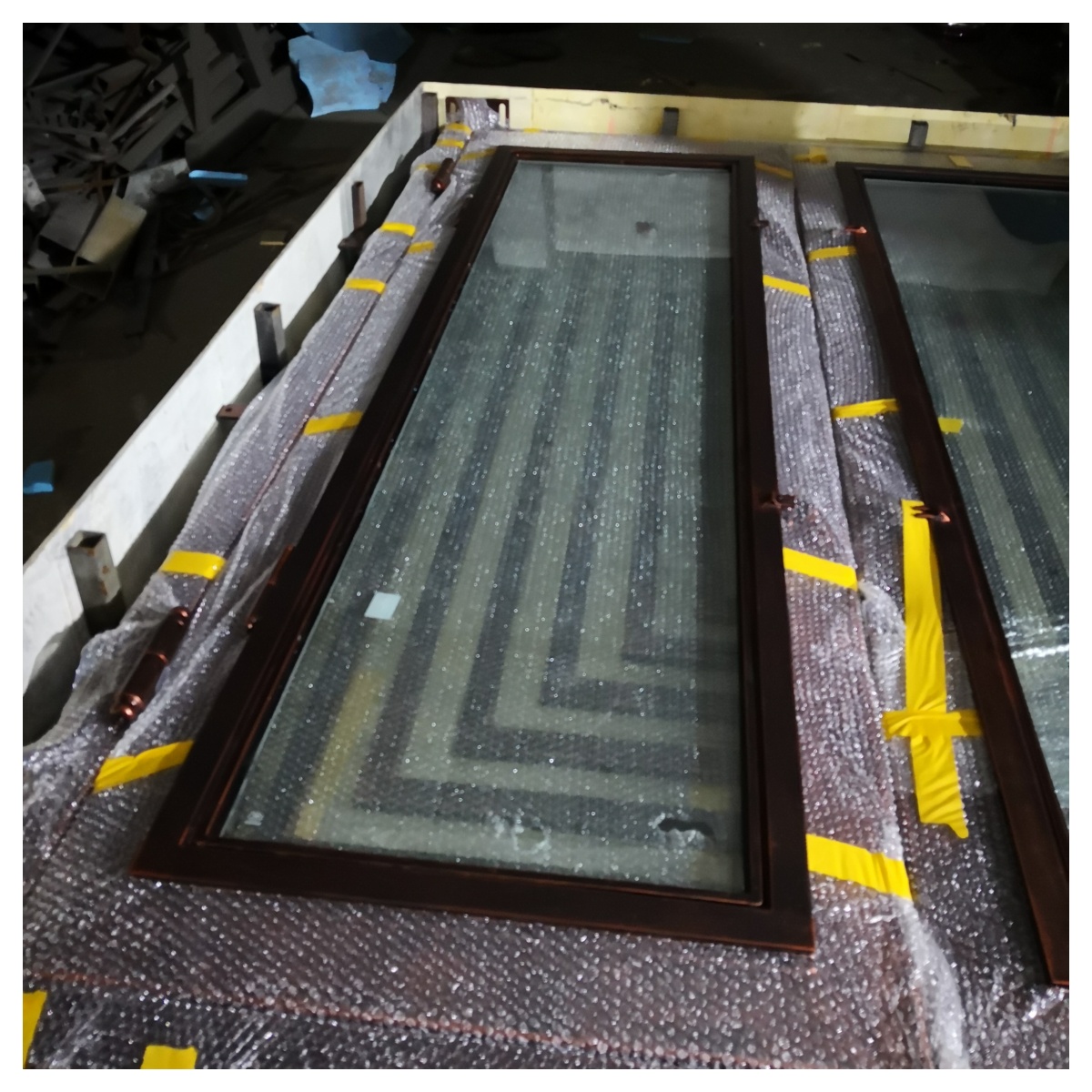 China Steel Glass Door South A - Home Security Of America recension och pris