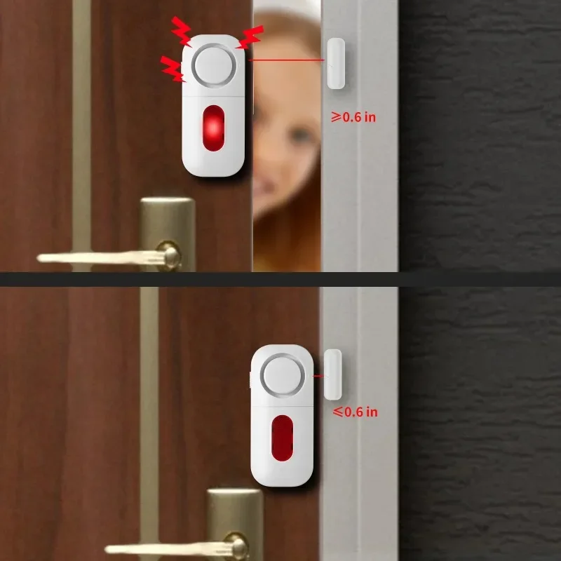 Door Window Sensor Wireless Bu - Door Wedge Alarm recension och pris