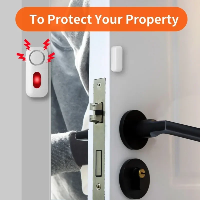Door Window Sensor Wireless Bu - Door Wedge Alarm recension och pris