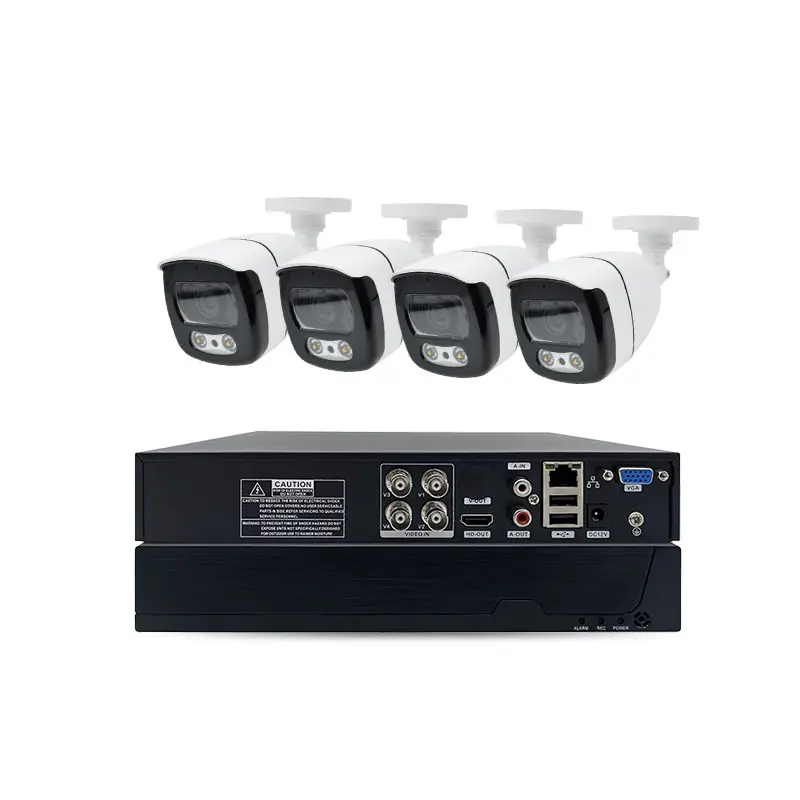 5MP Outdoor Dome AHD DVR 4 Cha - Home Security Kit With Camera recension och pris