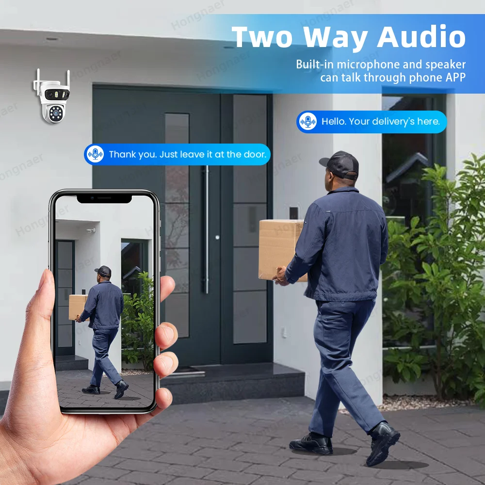 2026 Hongnaer 6MP 4CH 3 Lens 2 - Home Security With Cameras recension och pris