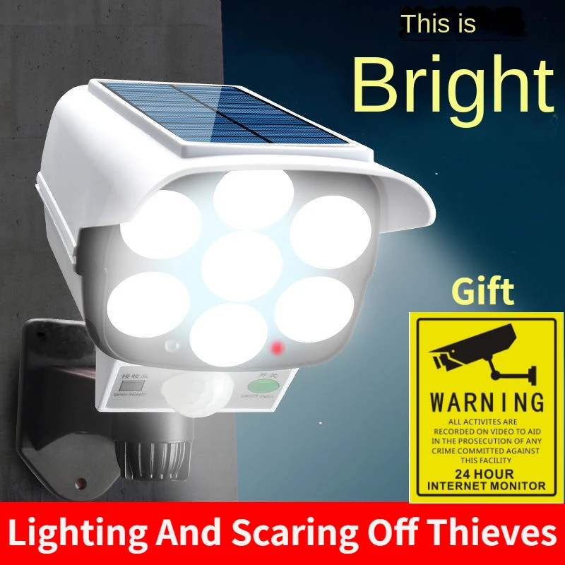 Outdoor Solar Light Motion Sen - Home Security With Cameras recension och pris