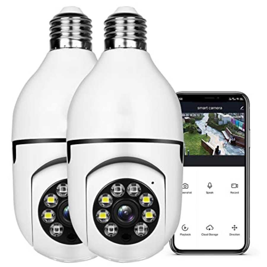 Light Bulb 1080P Security Wire - Home Security With Cameras recension och pris