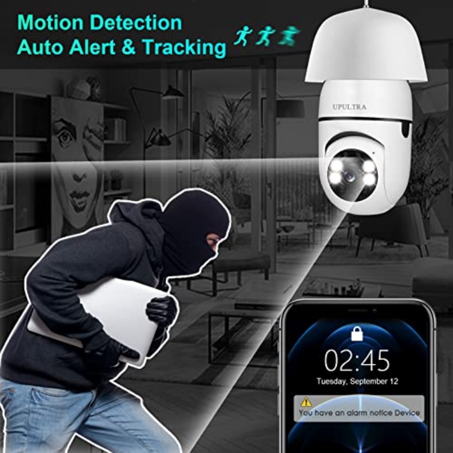Light Bulb 1080P Security Wire - Home Security With Cameras recension och pris
