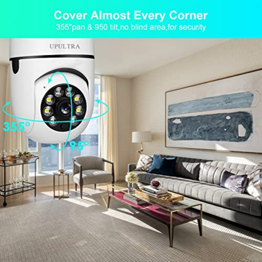 Light Bulb 1080P Security Wire - Home Security With Cameras recension och pris