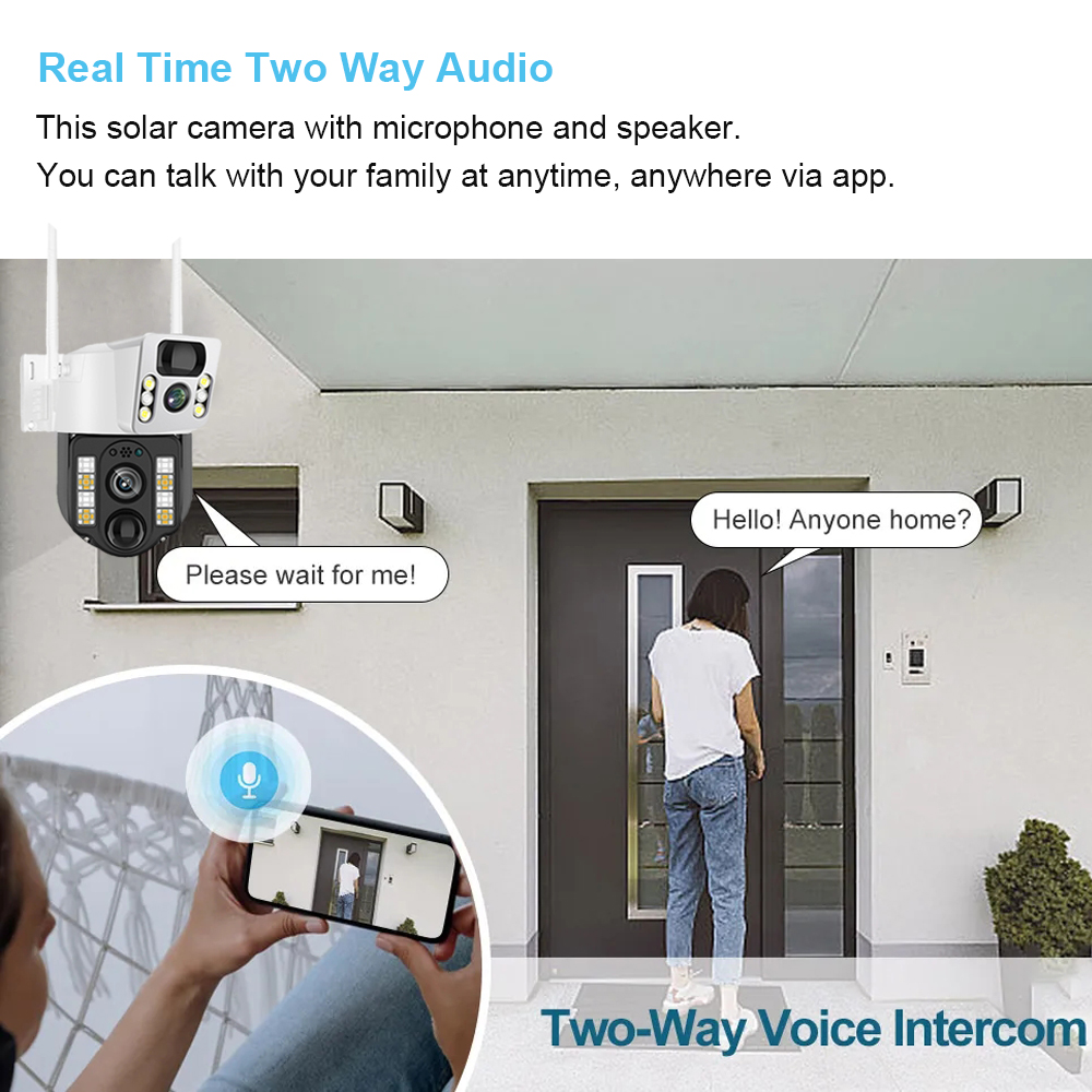 WiFi/4G Solar Camera IP CCTV S - Home Security Indoor Cameras recension och pris