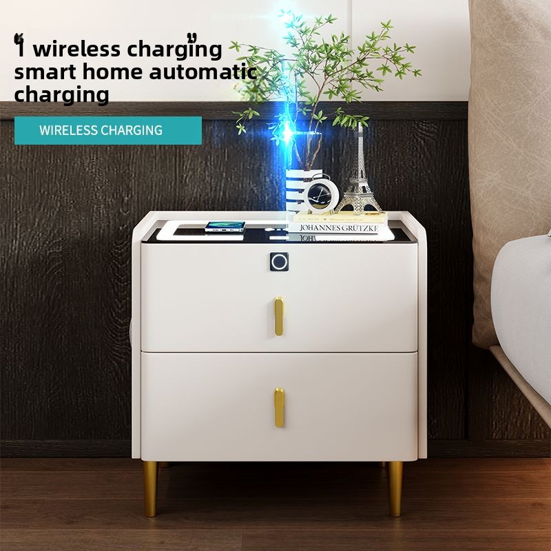 Smart Bedroom Nightstand Furni - Home Security Of America recension och pris