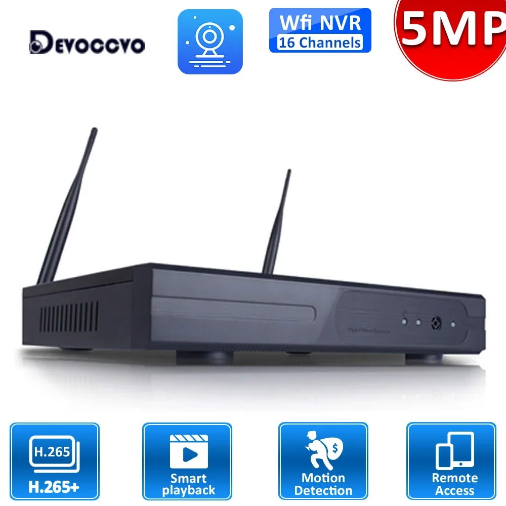 Wireless 16CH H.265 5MP NVR Ca - Home Security With Cameras recension och pris